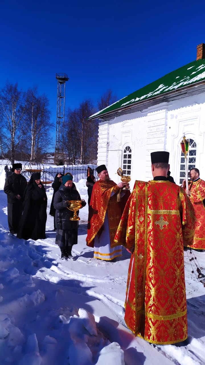 В Свято-Троицком монастыре села Туруханск состоялись богослужения,  посвященные дню памяти мученика Василия Мангазейского | 05.04.2023 |  Норильск - БезФормата